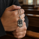 The Crown of Thorns Covenant - S925 Sterling Silver Christian Pendant, A Sacred Reminder of Sacrifice and Redemption