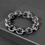 Men's Stainless Steel Spike Bracelet