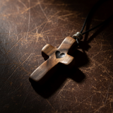 New Guardian Solid Black Walnut Wood Pendant