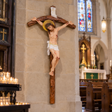 Jesus Christ Crucifix Wall Decor – Sacred Christian Cross for Home Prayer, Church & Faith Gifts