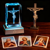 Crucifix LED Crystal Lamp: A Christian Symbol of Sacrifice & Redemption