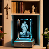 Good Shepherd LED Crystal Lamp: A Christian Symbol of Christ’s Tender Care