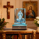 Good Shepherd LED Crystal Lamp: A Christian Symbol of Christ’s Tender Care