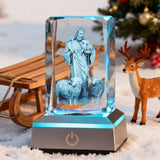 Good Shepherd LED Crystal Lamp: A Christian Symbol of Christ’s Tender Care