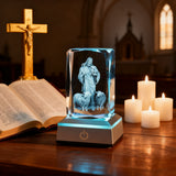 Good Shepherd LED Crystal Lamp: A Christian Symbol of Christ’s Tender Care