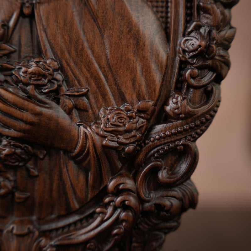 Santa Teresa Wall Decoration Woodcarving