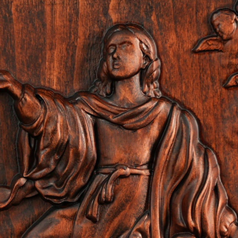 Our Lady of the Assumption Wooden Wall Decoration