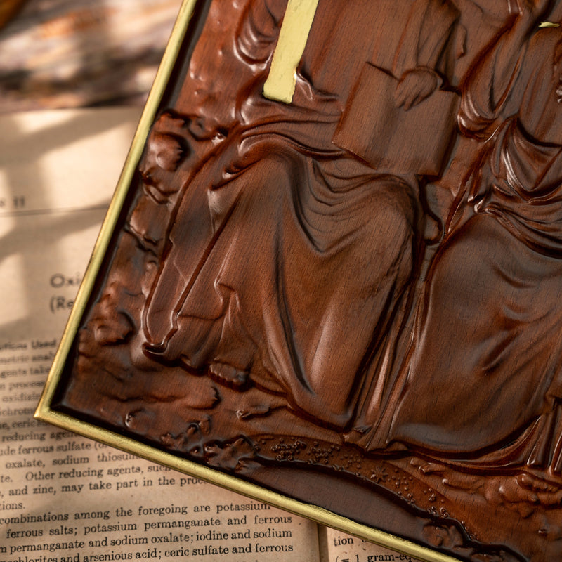 Bgcopper Holy Trinity Wood Wall Decor
