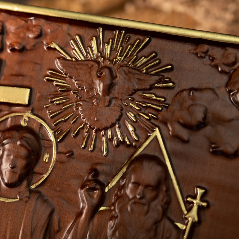 Bgcopper Holy Trinity Wood Wall Decor