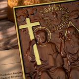 Bgcopper Holy Trinity Wood Wall Decor