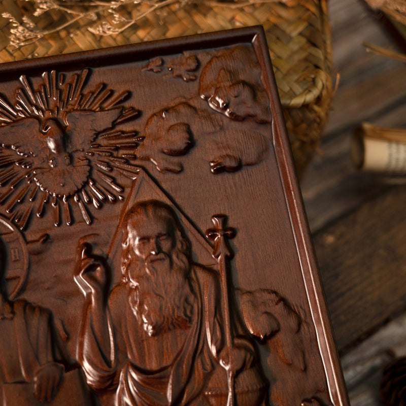 Bgcopper Holy Trinity Wood Wall Decor
