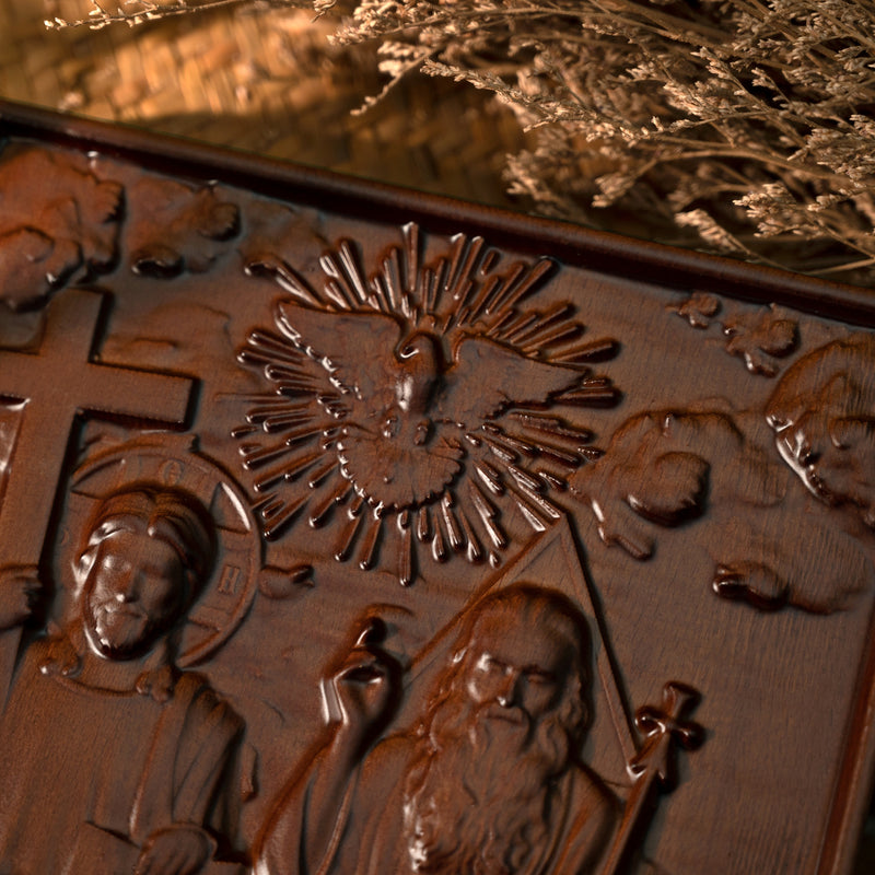 Bgcopper Holy Trinity Wood Wall Decor