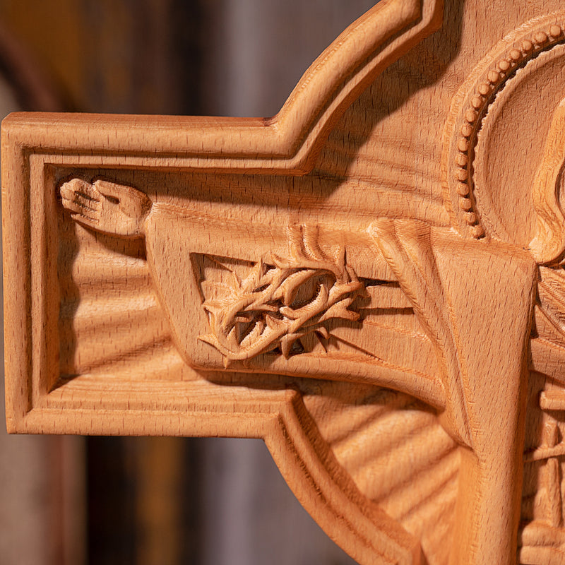 Bgcopper Ascension von Jesus Holz schnitzerei Kreuz-2023 NEUE VERSION