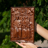 Bgcopper Holy Trinity Wood Wall Decor