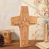“Good Shepherd” Jesus Shepherd Wooden Wall Hanging - BGCOPPER
