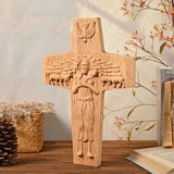 “Good Shepherd” Jesus Shepherd Wooden Wall Hanging - BGCOPPER