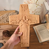 “Good Shepherd” Jesus Shepherd Wooden Wall Hanging - BGCOPPER