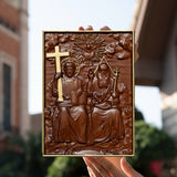 Bgcopper Holy Trinity Wood Wall Decor