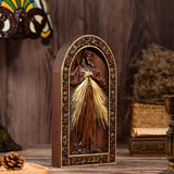 Sacred Heart of Jesus and Our Lady of Mercy Tabletop Decorative Artwork