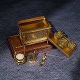 The Ark Of the Covenant Home Decoration Christian Decor Religious Gift(Gold plated copper)