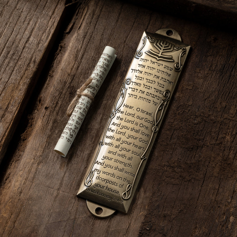Mezuzah with Scroll for Door,Mezzuzahs for outside door, House warming Blessing Gift