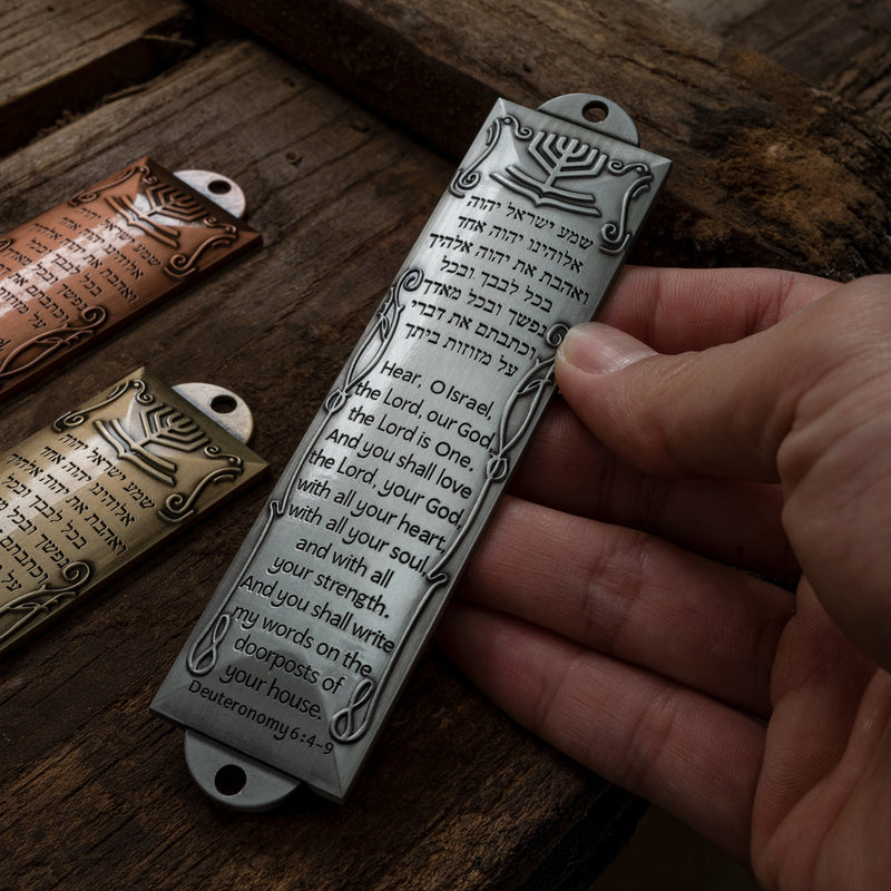 Mezuzah with Scroll for Door,Mezzuzahs for outside door, House warming Blessing Gift
