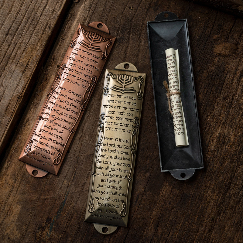 Mezuzah with Scroll for Door,Mezzuzahs for outside door, House warming Blessing Gift