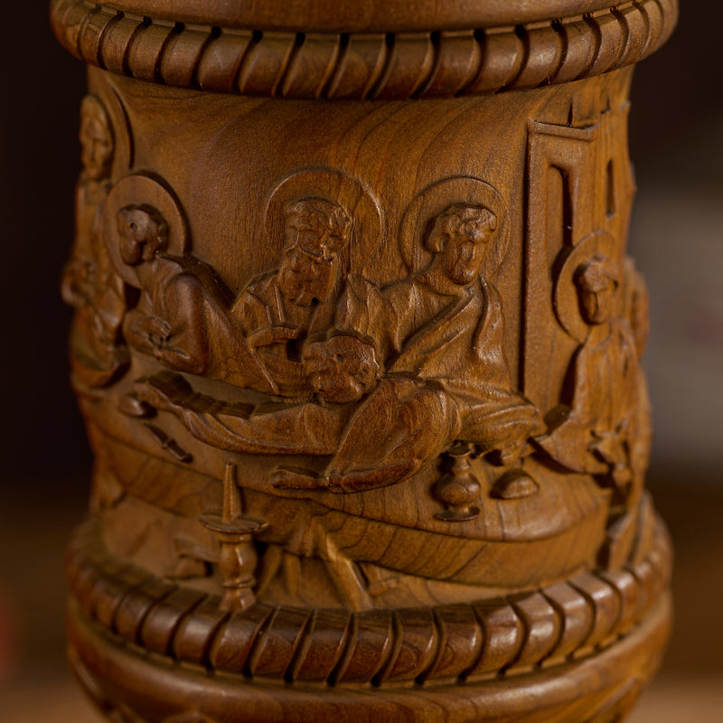 Chalice held in hand showing scale and detail