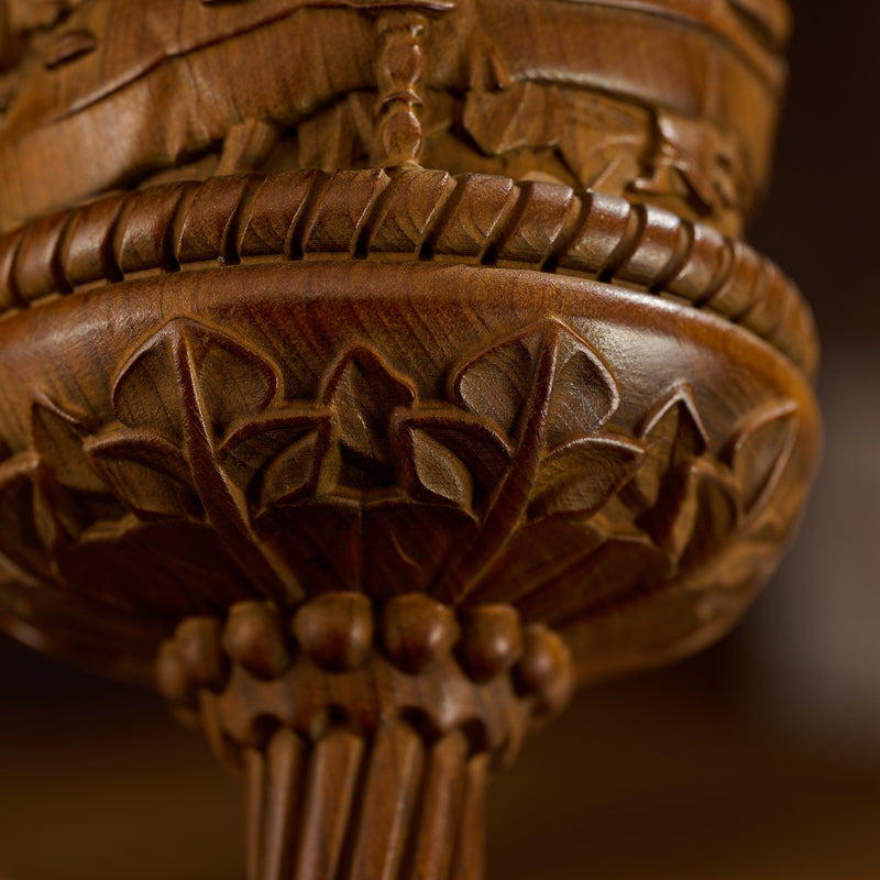 Chalice front view with The Last Supper scene