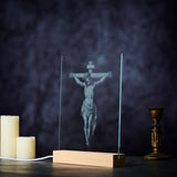 Jesus Crucifixion Glass Lamp: Turning Faith into a Tangible Daily Sacred Object