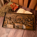 Clearance Promotion(Only 2 Pcs) Last Supper Religious Carving Decor