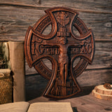 Orthodox Crucifixion Wood Sculpture - Remembering the Significance of Jesus' Crucifixion