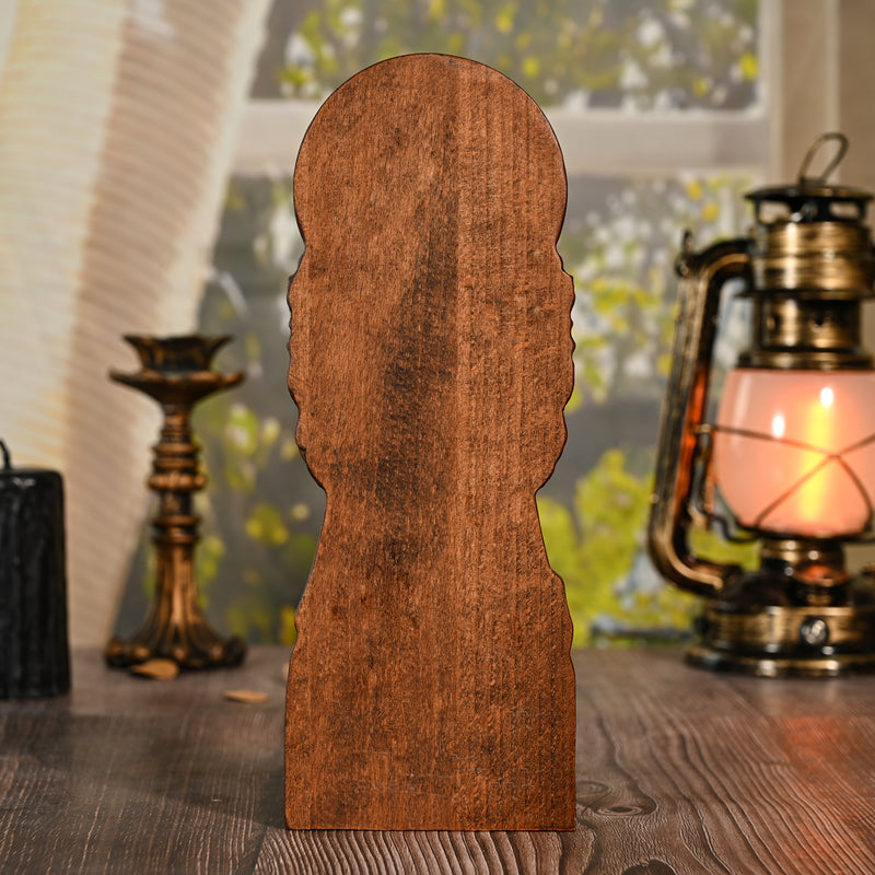 Greek Gaia Earth Goddess Wooden Tabletop Ornament