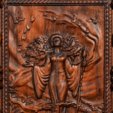 Slavic Goddess Wooden Wall Hanging Wall Decor