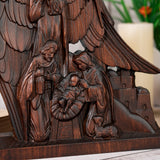 Holy Family With Guardian Angel Statue - Divine Blessing for Your Home