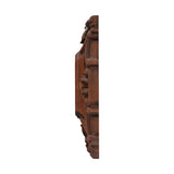 Wood carving of the Cross of the Order of Saint Benedict - with base