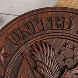 "I'm a Veteran" Roundel Woodcarving - A Tribute to All Veterans