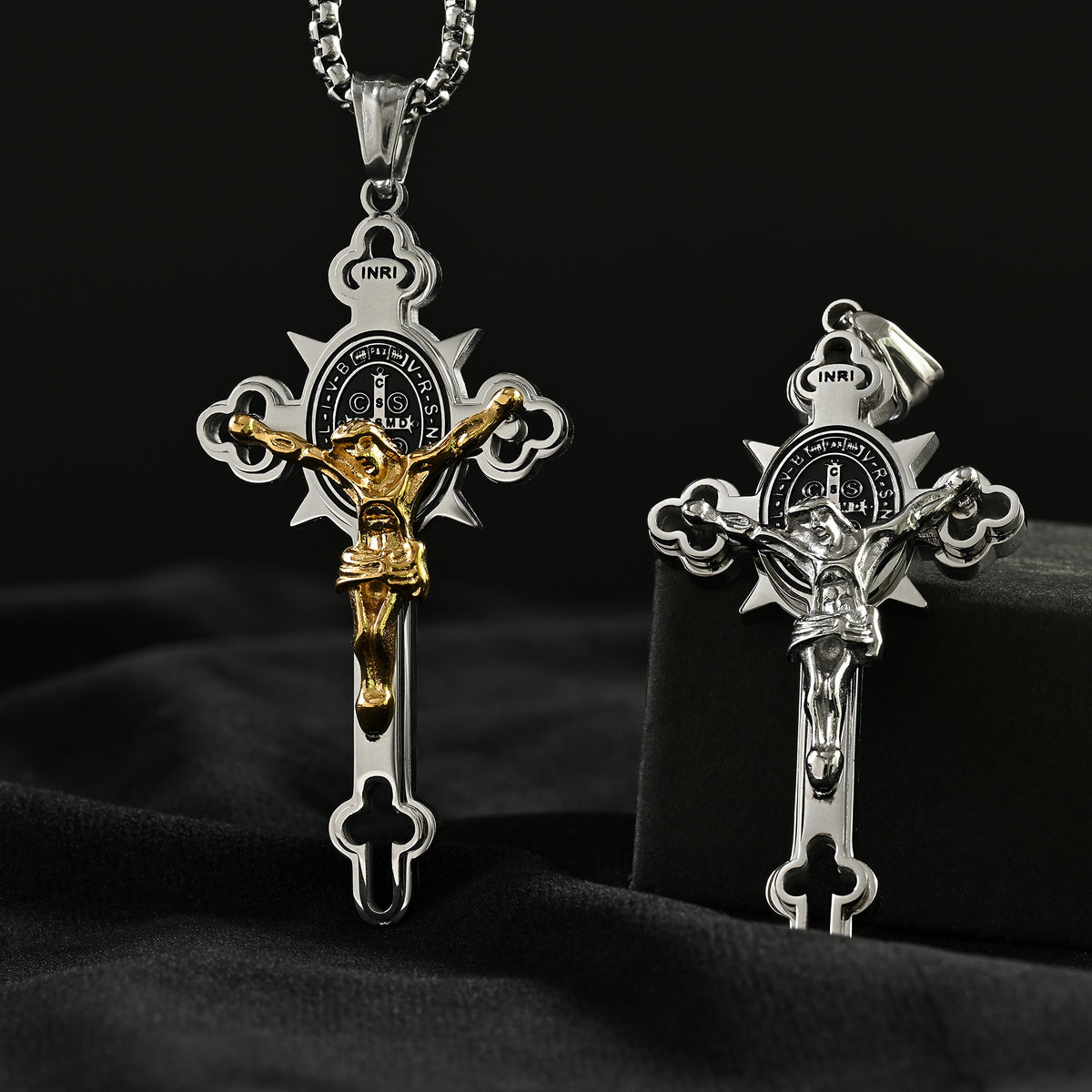 ☆ENGBROX☆ trust cross necklace EBNL24055 18