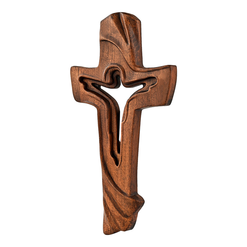 Simple Ascension Wooden Cross - Perfect Easter Gift!