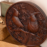 Cardinal wood carving - Wood Wall Decor