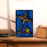 Vintage Cross Tabletop Ornament Decorative Art