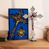 Vintage Cross Tabletop Ornament Decorative Art