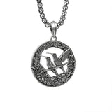 S925K Silver Hummingbird Necklace