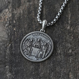 Holy Trinity S925k Silver Round Necklace