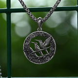 S925K Silver Hummingbird Necklace