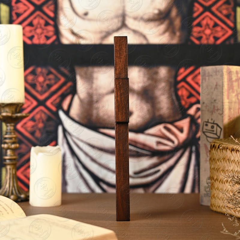 Nativity Scene Crucifix Wooden Wall Decoration