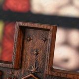Nativity Scene Crucifix Wooden Wall Decoration