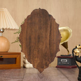 Hand-Carved Virgin Mary Prayer Wall Plaque – Ornate Beechwood Catholic Religious Decor,