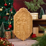 St. Michael Archangel Hand-Carved Wooden Wall Plaque – Sword & Shield of Divine Protection