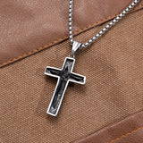 Titanium Steel Trinity Cross Necklace (New Christmas Gift)